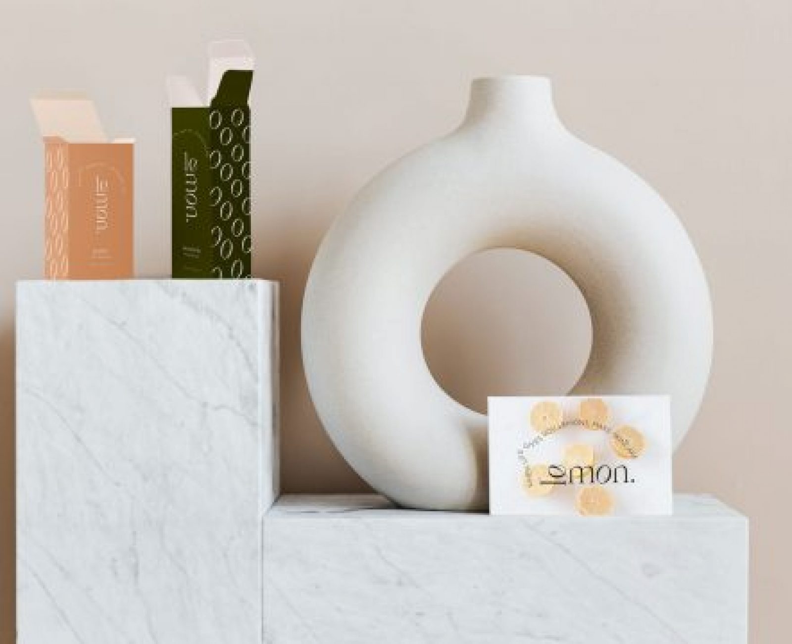 Card-and-Packaging-on-shelf-with-vase-mockup