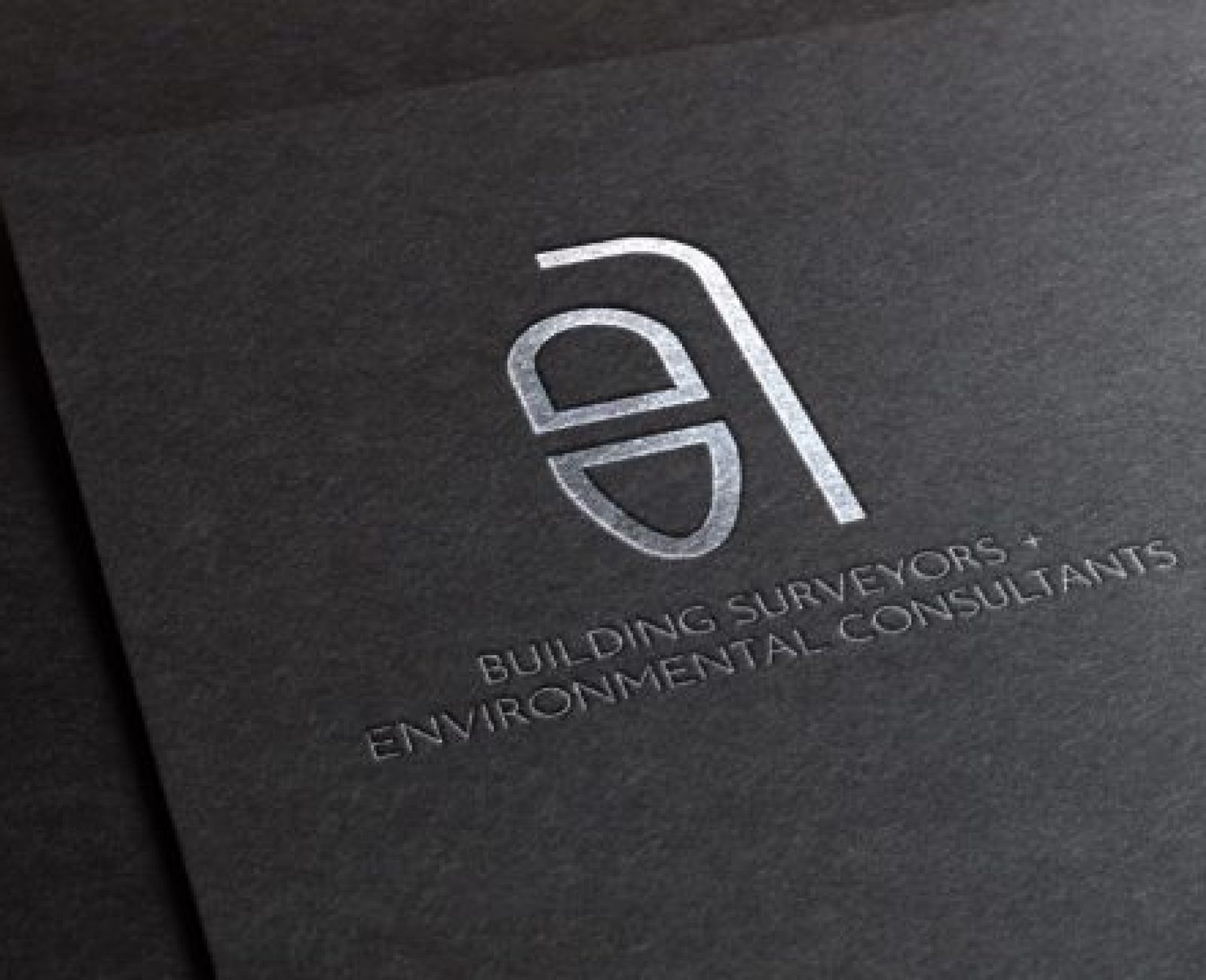 NV7 consultant logo silver foil